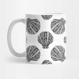 Underwater pattern #14 blue Mug